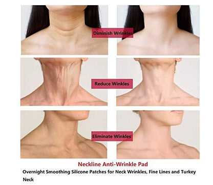 وسادة سيليكون مضادة للتجاعيد للرقبة - قناع للتجاعيد في الرقبة