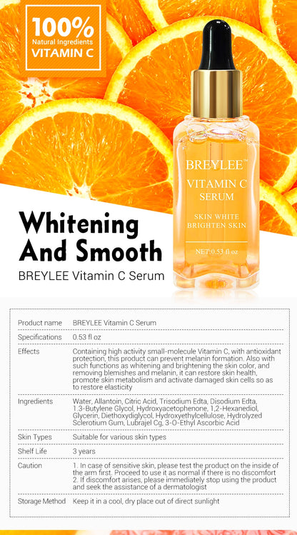 BREYLEE Vitamin C Brightening Face Serum - Buy More Pay Less