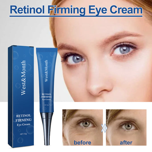 Crema antiarrugas y reductora de ojeras para ojos con retinol de WEST &amp; MONTH