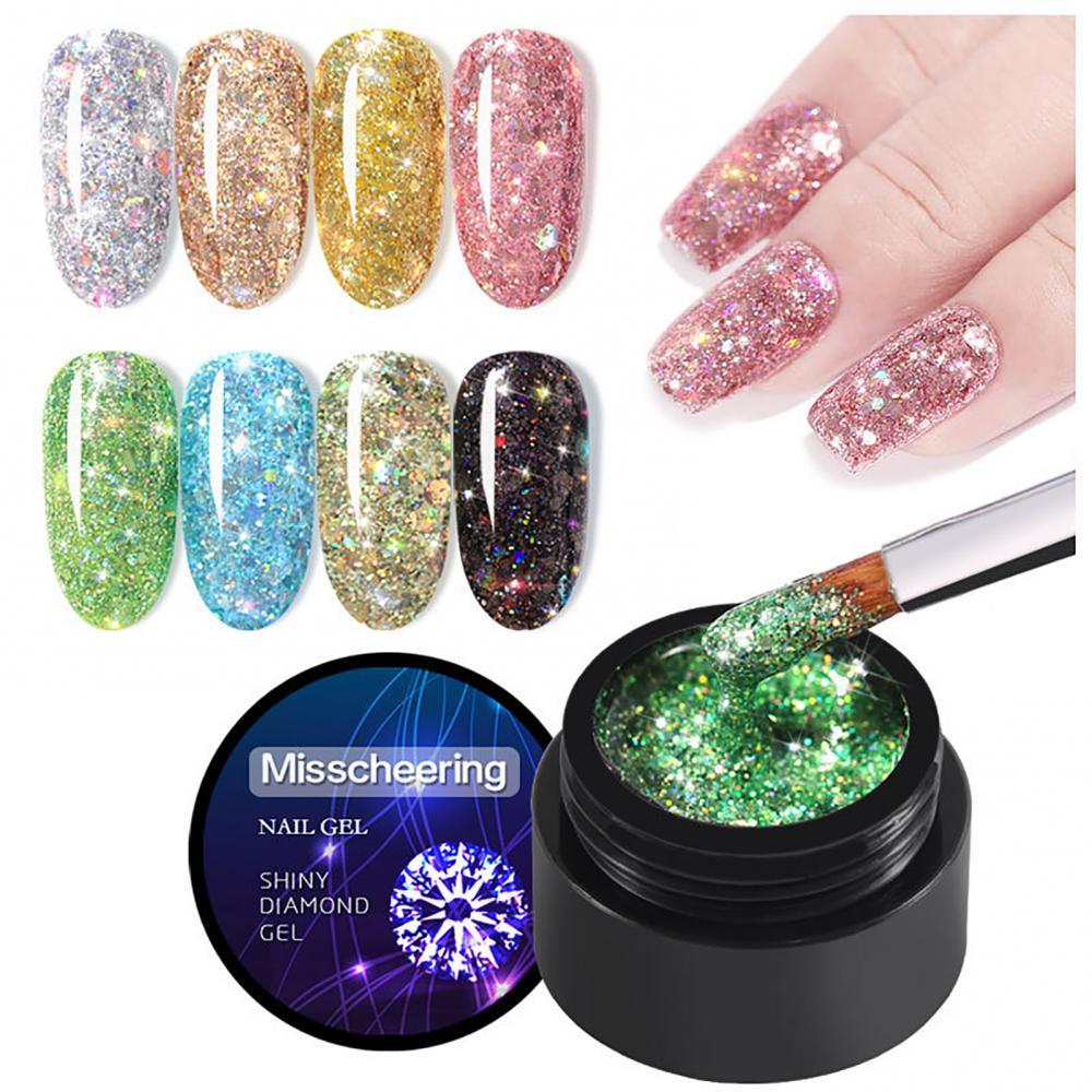 MISSCHEERING Nail Art Diamond UV Nail Polish Glue