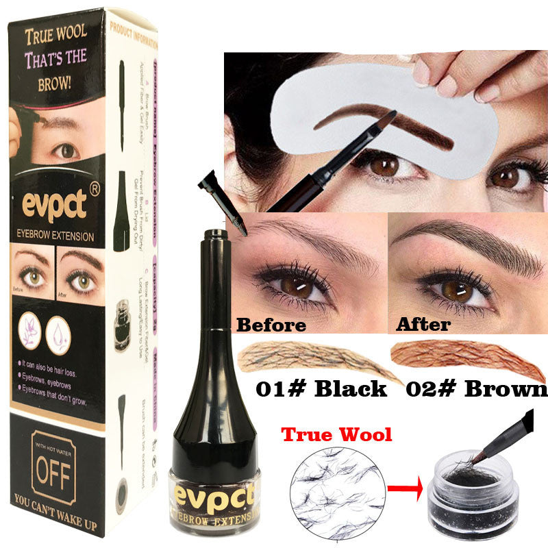 Crema para teñir las cejas y potenciador de cejas EVPCT