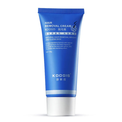 KOOGIS Full Body Hair Removal Cream for Legs, Groin, Underarms, and Genital Area - High-Quality Depilatory Cream