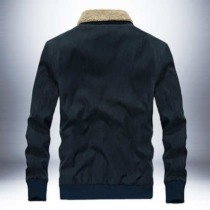 New style cotton coat for young men with cashmere