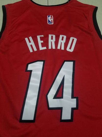 Miami Heat HERRO # 14 RED NBA Jerseys