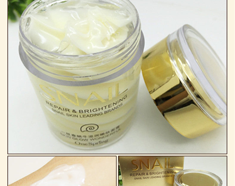 Crema reparadora hidratante y rejuvenecedora antiarrugas con extracto natural de caracol ONE SPRING 60 ml