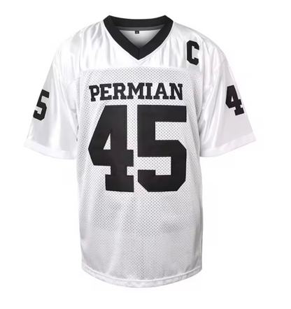 PERMIAN Football Jersey MILES #45 American Rugby - Breathable and Quick-Drying Stitched Quality Fabric