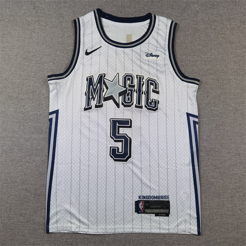 Orlando Magic BANCHERO # 5 White City Edition NBA Jerseys