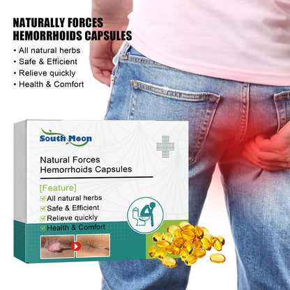 SOUTH MOON Hemorrhoids Capsule Relieves Perianal Itching