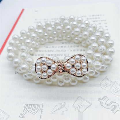 Elegant Design White Pearl Waist Chain