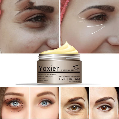 Crema para ojos cosmética coreana antiarrugas y eliminador de ojeras con péptidos y colágeno con extracto de caracol YOXIER