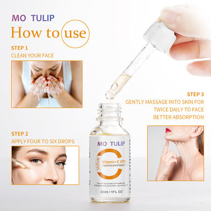 Suero facial reafirmante y antiarrugas con retinol y vitamina C de MO TULIP