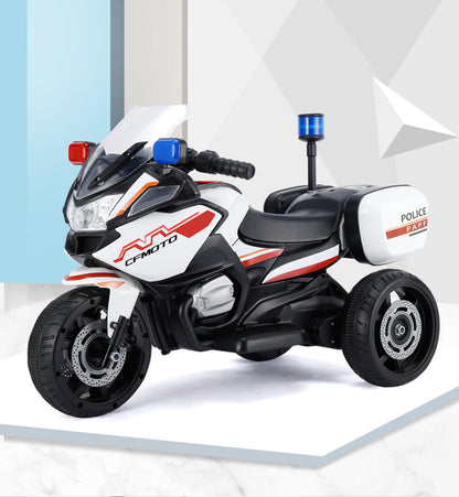 Children's Electric Police Lamp Rechargeable Motorcycle