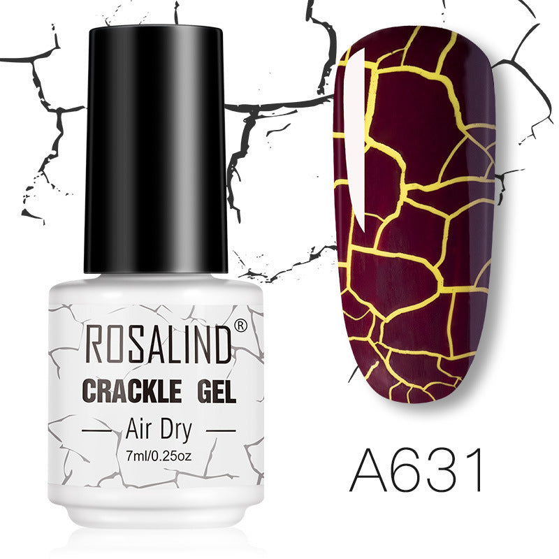 Esmalte de uñas con rayas agrietadas ROSALIND