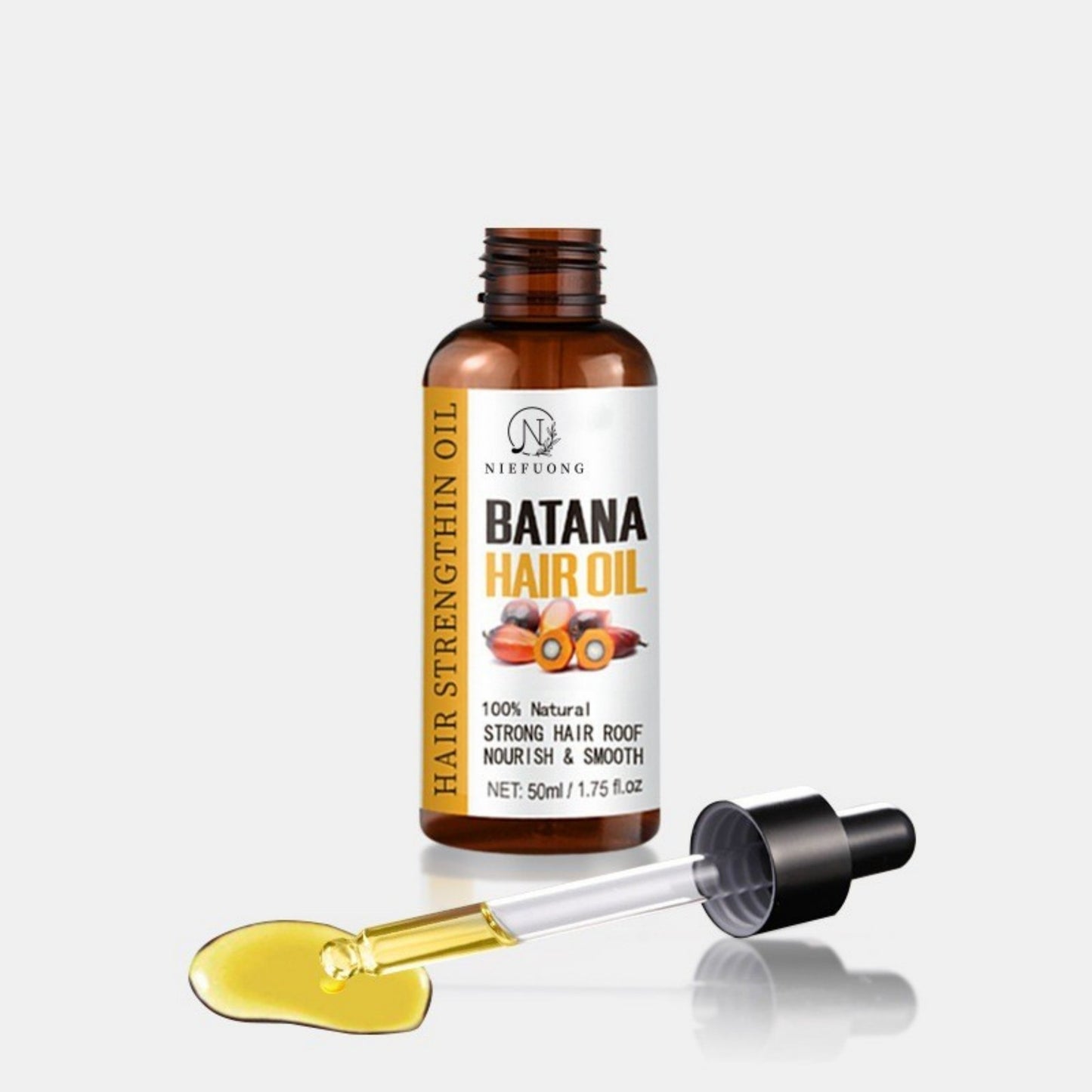 African Hair Growth Products - 100% Pure Batana Hair Growth Oil for Hair Loss Prevention, Strengthens and Extends Hair, Prevents Breakage