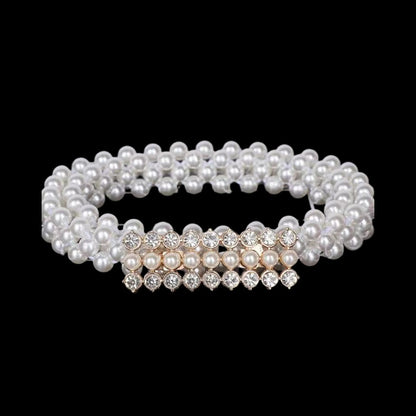 Elegant Design White Pearl Waist Chain