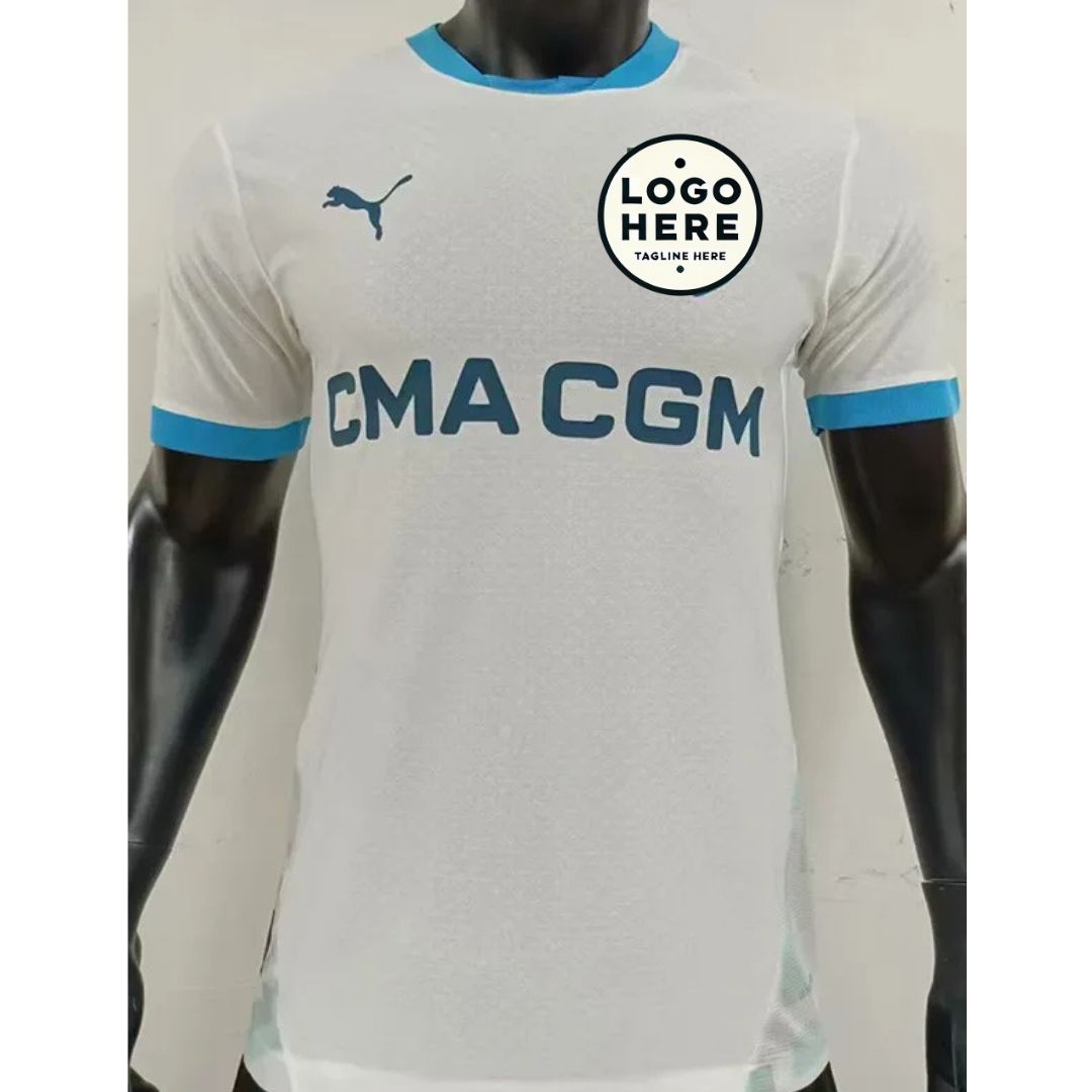 2024-25 Marseille Home Player Version Soccer Jersey