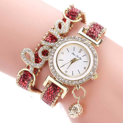 Conjunto de reloj y pulsera para mujer - Colección de 2 piezas