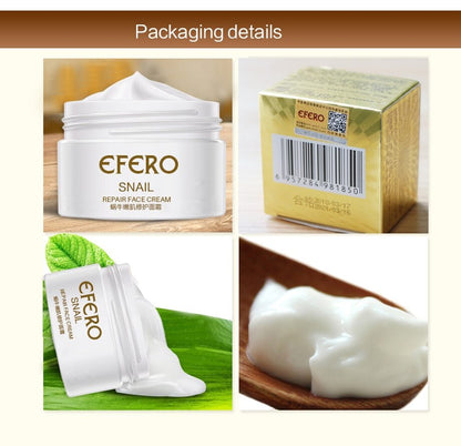 EFERO Wrinkle-Reducing Snail Cream That Tightens Pores and Brightens Your Skin -30g