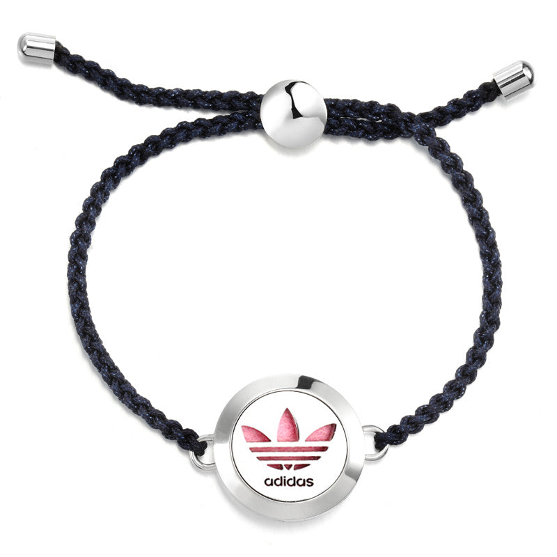 Pulsera tejida con perfume de aromaterapia.