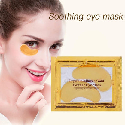 BEAUTY GOLD Korean Gold Crystal Collagen Masks, Anti-Aging, Acne Eye Mask