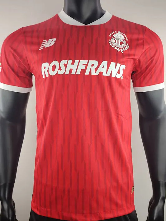 2024-25  Toluca Home Player Version Soccer Jersey