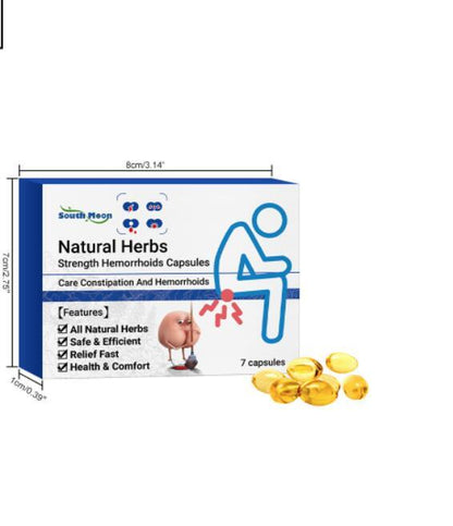 SOOTH MOON Herbal Hemorrhoids Capsule Repair And Relieve Itching