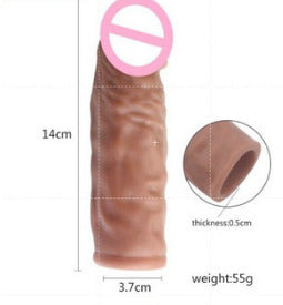 Male Products Sperm Lock Sleeve Lengthened Exotic Condom