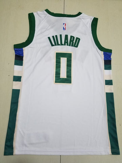 Milwaukee Bucks LILLARD #0 NBA Jerseys