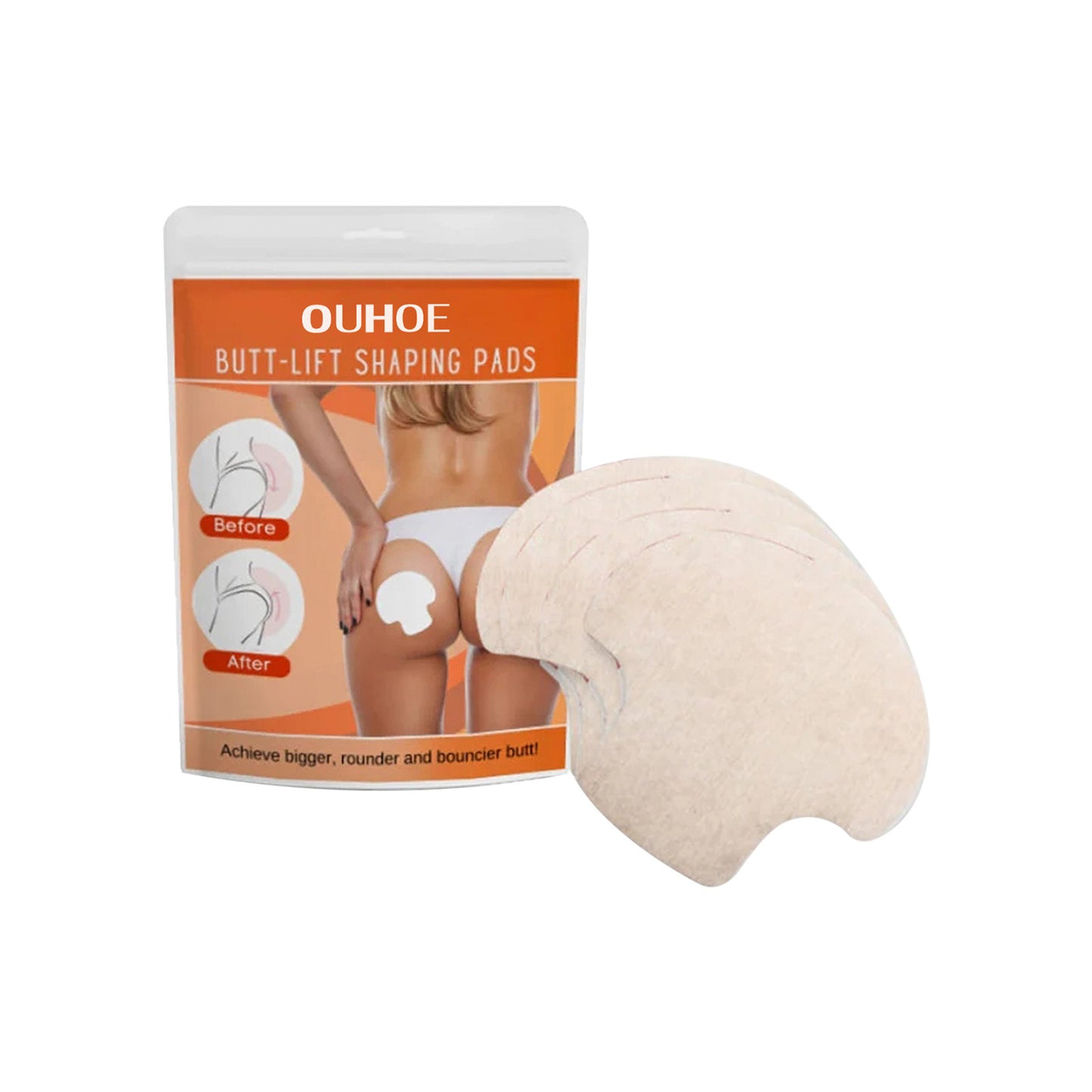 OUHOE Butt Shaping Adhesive Patches - Peach Beauty Hip Lift