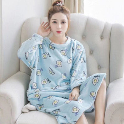 Flanel Kumaş Pijama  - Autumn And Winter Pajamas Women Winter Flannel Pajamas Women