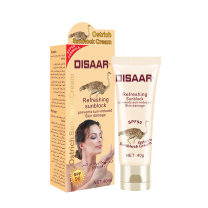 DISAAR Waterproof Concealer Anti-Sweat Anti-Aging Sunscreen Lotion Cream for Sensitive Skin SPF 90+ PA++++