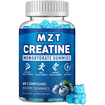 Creatine Gummies - MZT Creatine Monohydrate Gummies, A Tasty Support for Your Muscles