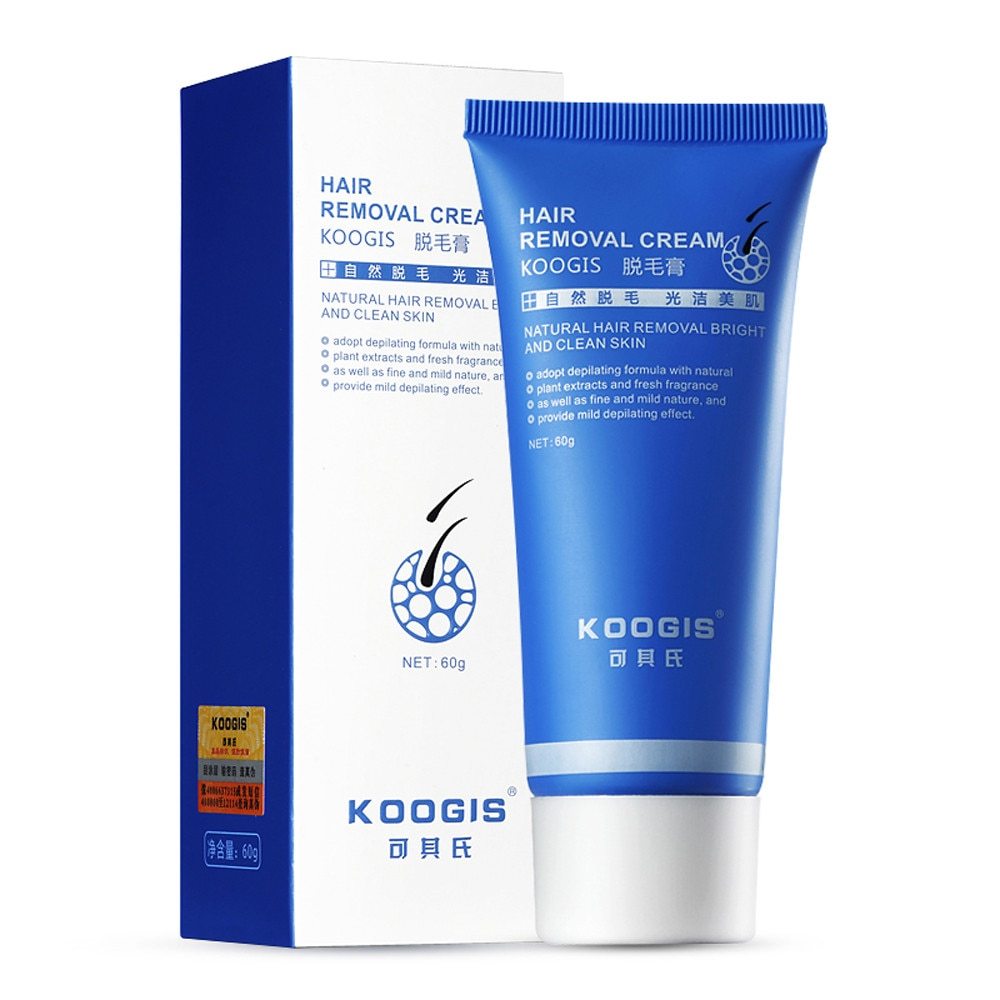 KOOGIS Full Body Hair Removal Cream for Legs, Groin, Underarms, and Genital Area - High-Quality Depilatory Cream