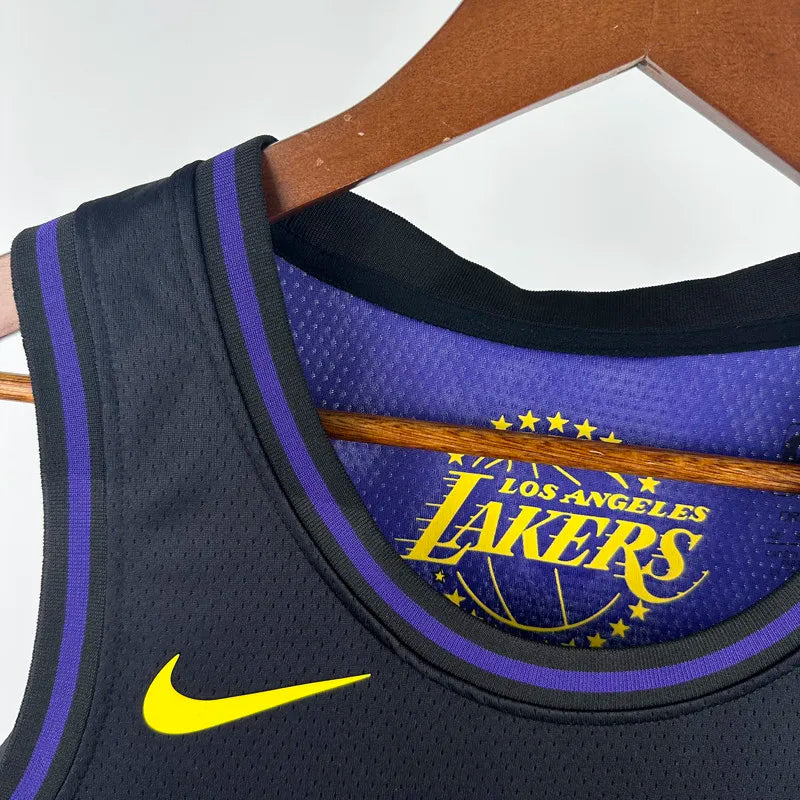 2024-25 LAKERS JAMES #6 Royal blue City Edition Top Quality Hot Pressing NBA Jersey