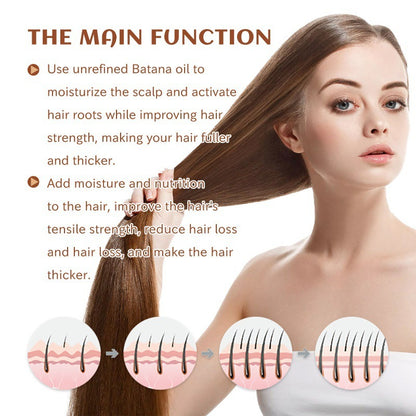 EELHOE Batana Oil Conditioner - Prevents Hair Loss, Repairs, Thickens, Lengthens, Moisturizes