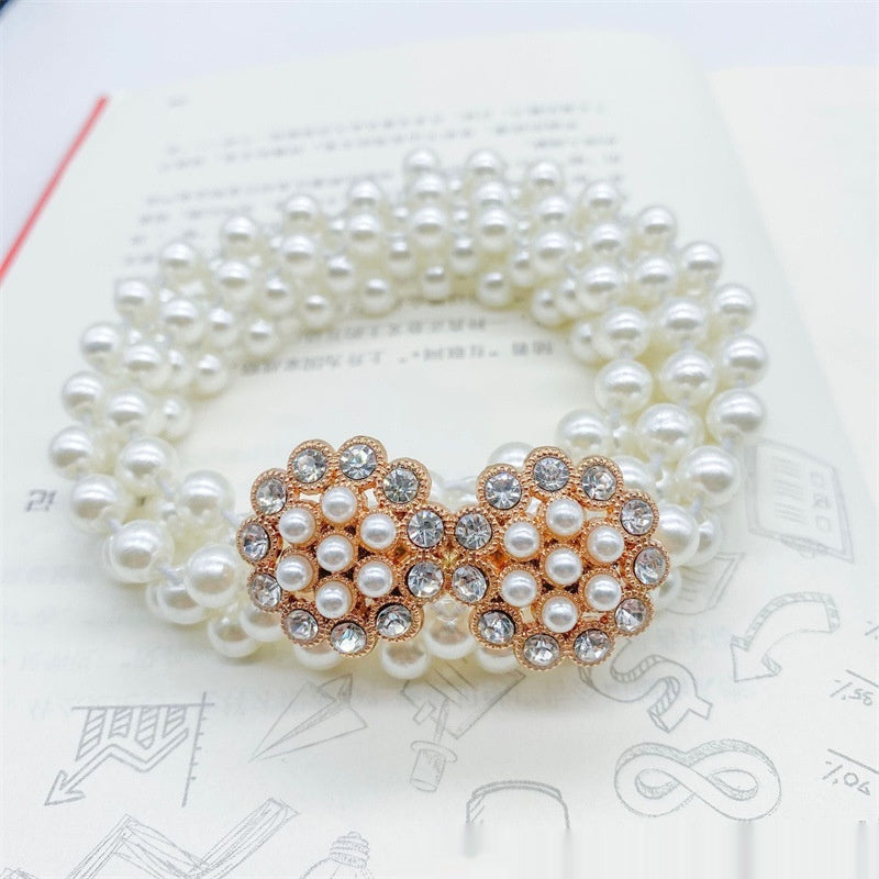 Elegant Design White Pearl Waist Chain