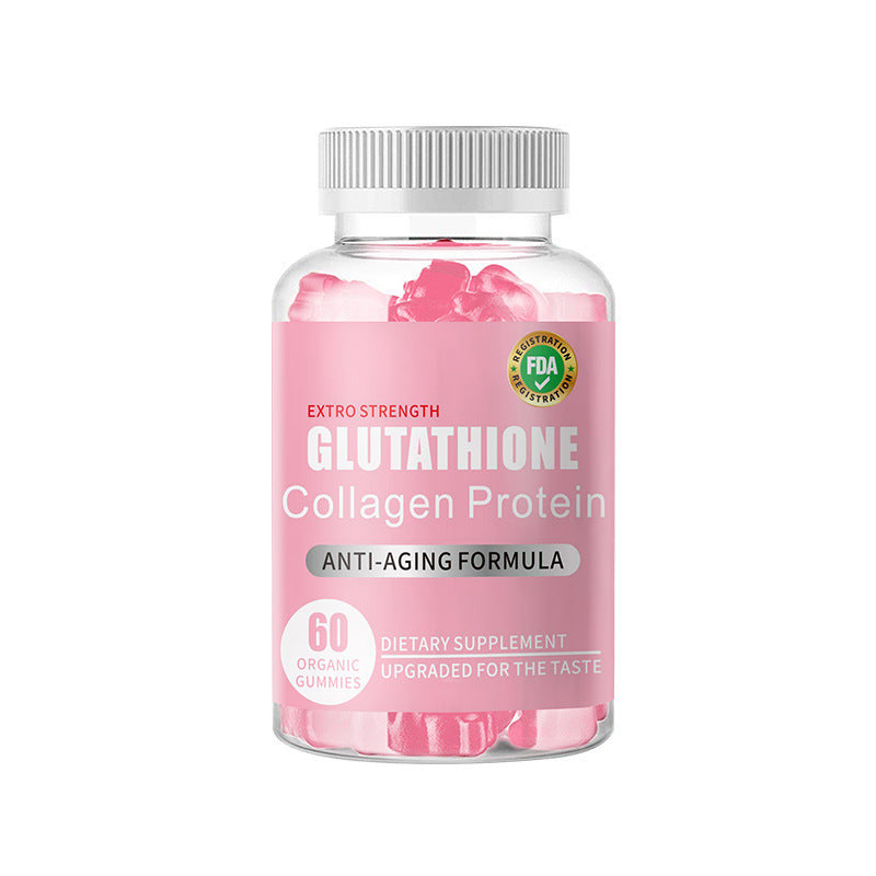 Glutathione Collagen - Antioxidant Protection, Age-Delaying, Skin Care Supporting Organic Supplement FDA Approved