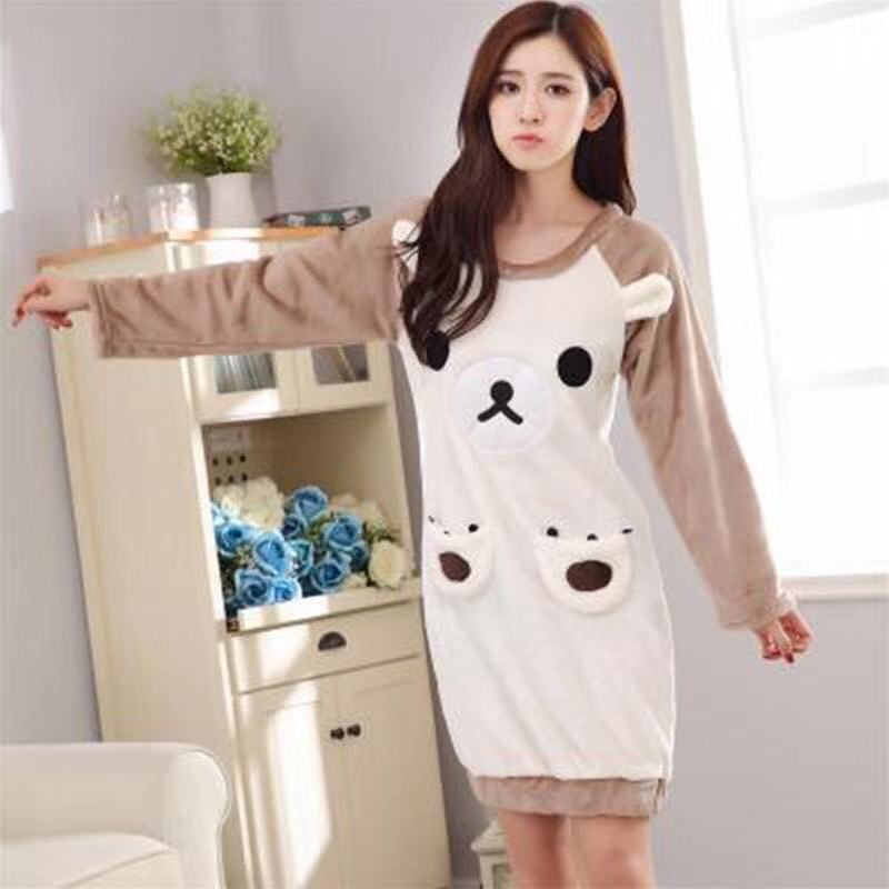 Autumn And Winter Pajamas Women Winter Flannel Pajamas Women