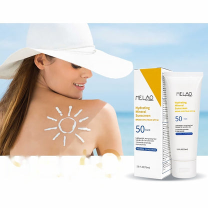 MELAO Neuronicotinamide Full Face Spray UV Resistant Refreshing Sensitive Skin SPF: 50+ Sunscreen 75 ml