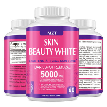 Translucent Skin Brightening Capsules - Evens Skin Tone, Reduces Dark Spots, Renews and Protects Skin