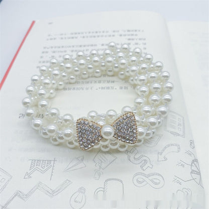 Elegant Design White Pearl Waist Chain