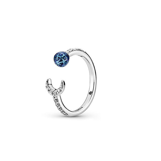 Anillo Pandora elegante en forma de corazón