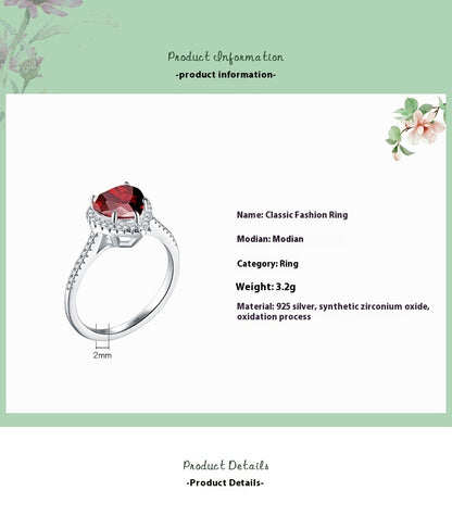 Diamond Love S925 Silver Pandora Ring