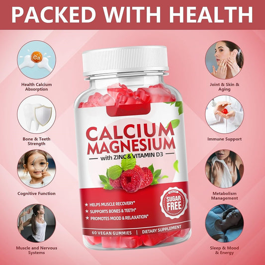 Calcium Magnesium Gummies - calcium, magnesium, zinc, and vitamin D3