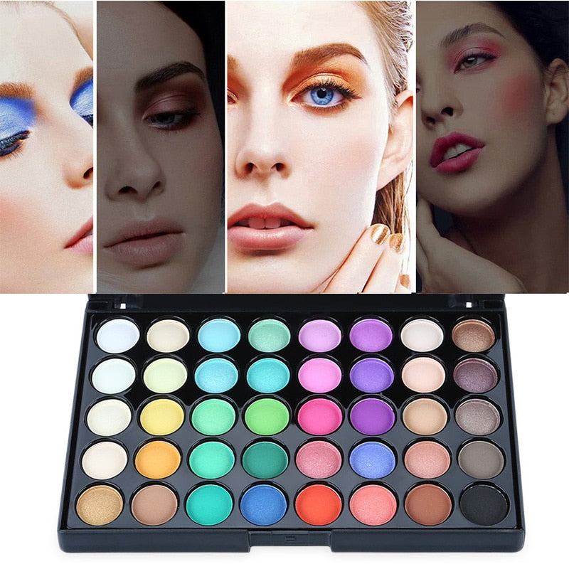 Eyeshadow Palette Bright Color, Strong Adhesion