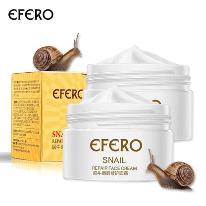 Crema de caracol antiarrugas EFERO que cierra los poros e ilumina la piel - 30 g