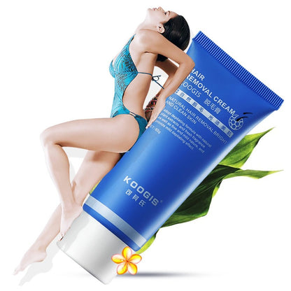 KOOGIS Full Body Hair Removal Cream for Legs, Groin, Underarms, and Genital Area - High-Quality Depilatory Cream