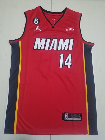 Miami Heat HERRO # 14 RED NBA Jerseys