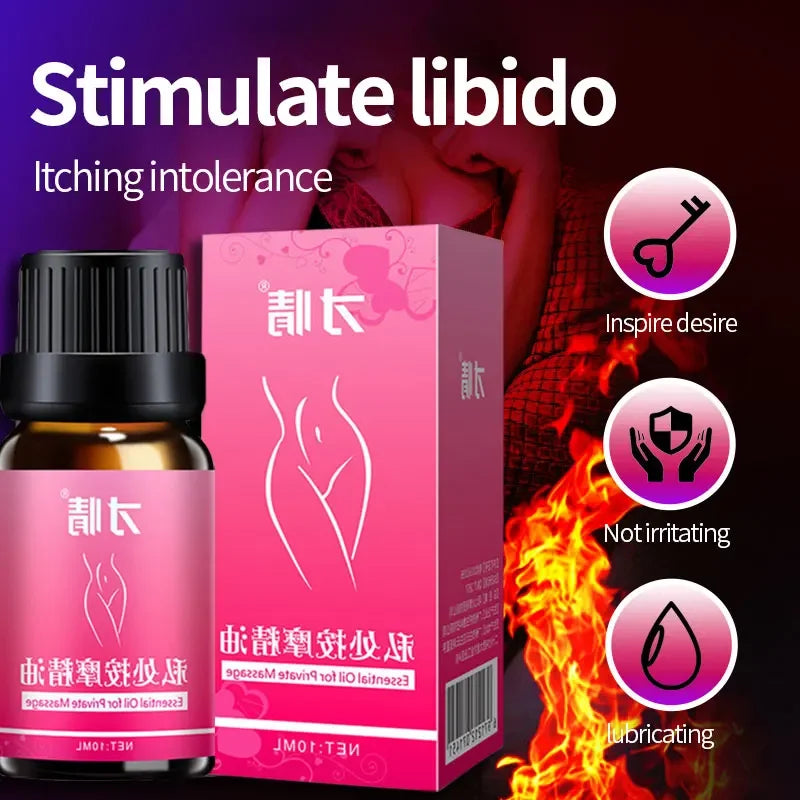 Female Libido Enhancer Vagina Tightener Clitoris Stimulator Lubricant Orgasm Oil