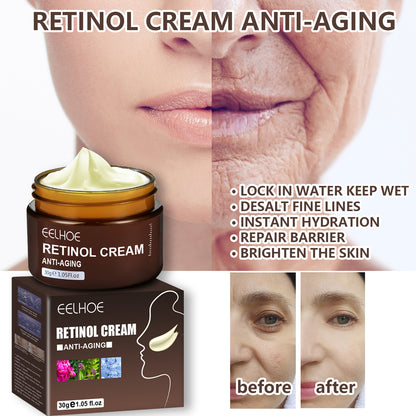 كريم ترطيب وشد البشرة وتفتيحها من EELHOE Retinol Anti-Winkle، 30 مل 